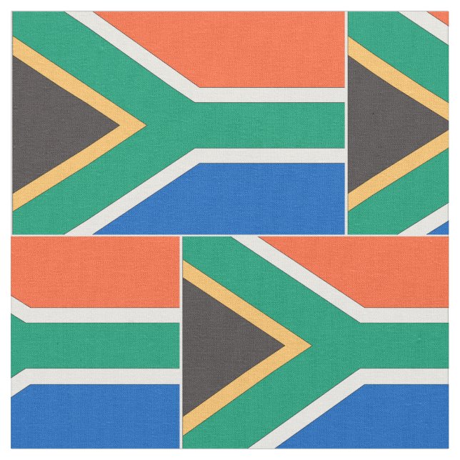 Tela Bandera sudafricana (De cerca)