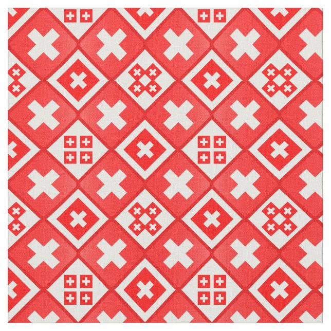 Tela Bandera suiza y moda Suiza Fabric (De cerca)