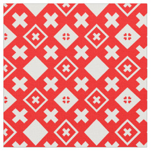 Tela Bandera suiza y Suiza moda trendy