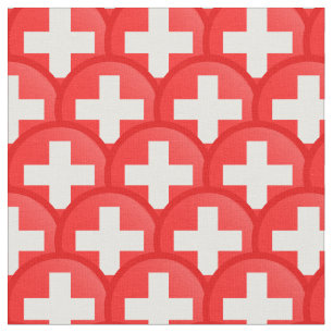 Tela Bandera suiza y tela/moda de moda de Suiza
