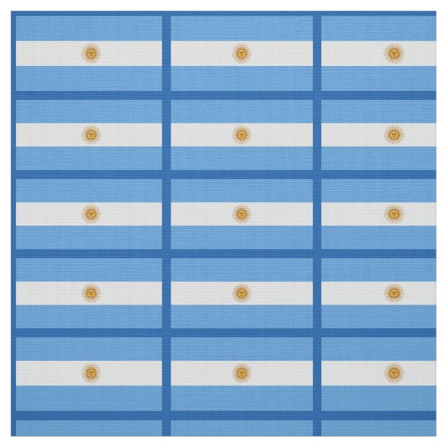 Tela Bandera tradicional de la Argentina (Retal)