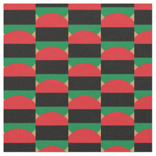 Tela Bandera UNIA y tribanda panafricana/afroamericana