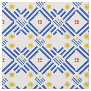 Tela Bandera uruguaya y moda de Uruguay