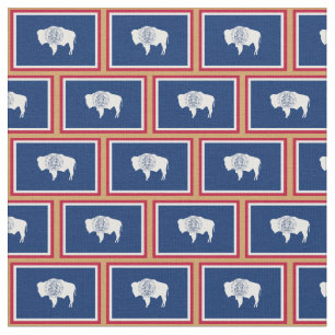 Tela Bandera Wyoming y tela/deportes de moda Wyoming