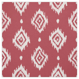 Tela BARBARRIO Boho Ikat Diamond Red