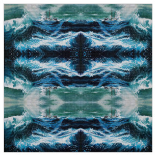 Tela Barco en el mar en tormenta