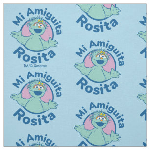 Tela Barrio Sésamo   Mi Amiguita Rosita