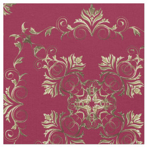 Tela Barroco de oro de Borgoña