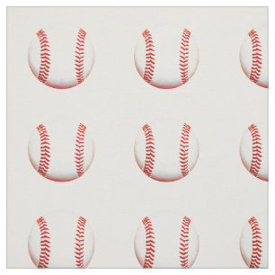 Tela Baseballs Fabric