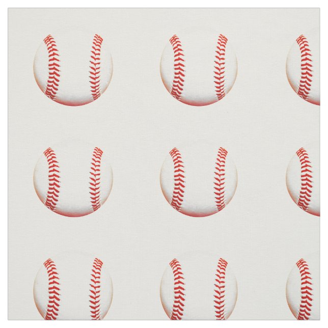 Tela Baseballs Fabric (Retal)