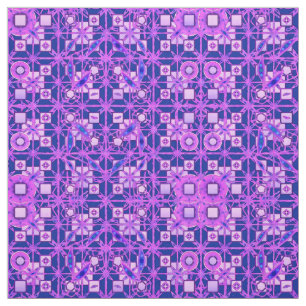 Tela Batik tribal - tonos morados