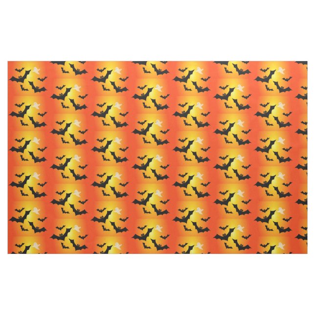 Tela Bats y un fantasma ("Cuarto gordo" (fat quarter))