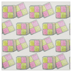 Tela Battenberg británico Marzipan Sponge Cake UK Food