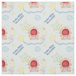 Tela Bawling Baby Boy - Personalizado Textos