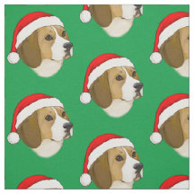 Beagle en un Gorra Navidad