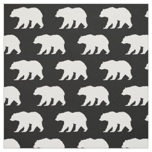 Tela Bear Silhouette Woodland Animals