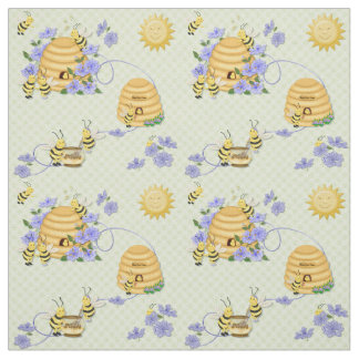 Tela Bee Dance Floral Fabric 2