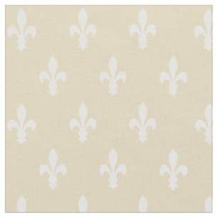 Tela Beeswax Victorian Fleur de Lys Fabric
