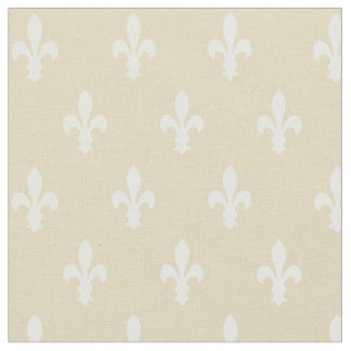 Tela Beeswax Victorian Fleur de Lys Fabric