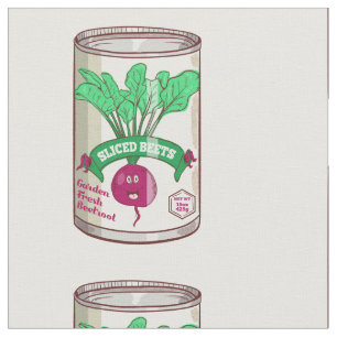 Tela Beet Tin Can de las remolachas