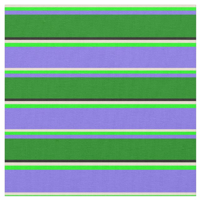 Tela Beige, anime, azul de pizarra media, verde y negro (De cerca)