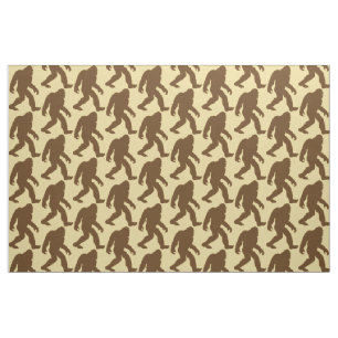 Tela Beige con estampado de pies gigantes