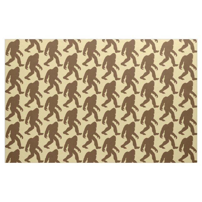 Tela Beige con estampado de pies gigantes ("Cuarto gordo" (fat quarter))