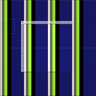 Tela Beige, gris oscuro, verde claro, negro, azul medio