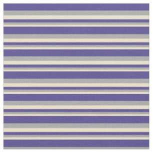 Tela Beige, gris oscuro y líneas azules de pizarra oscu