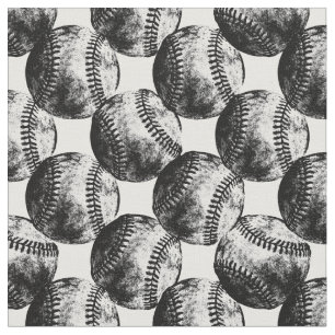 Tela Béisbol negro rubio estilo tinta estilo béisbol