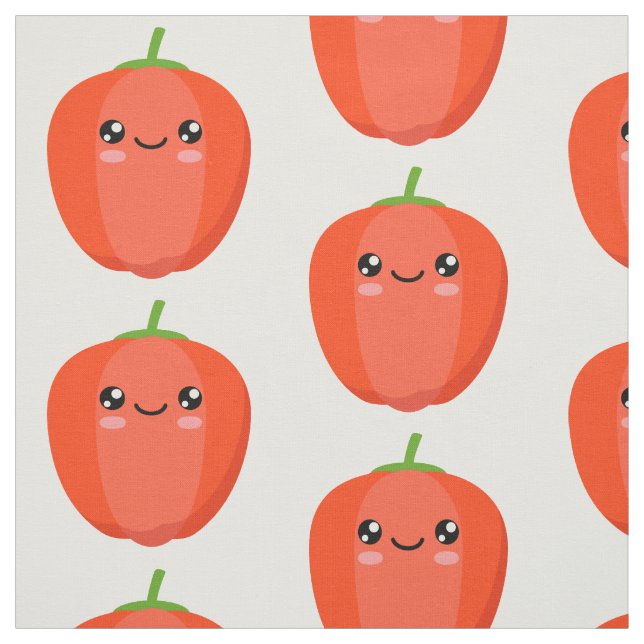 Tela Bell Pepper Red (Retal)