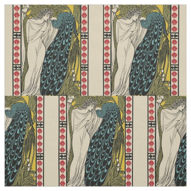 Tela Bella Artes Pájaro Nuevo (Retal)