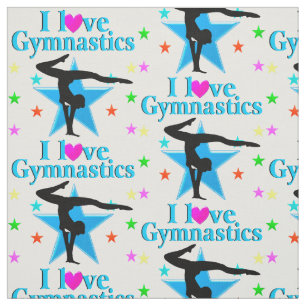 TELA BELLO AZUL ME ENCANTA EL DISEÑO DE GIMNASTICAS