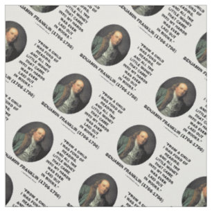Tela Benjamin Franklin Fond Of Leading Money Quote