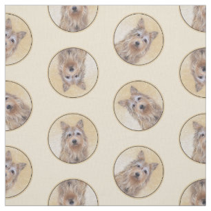 Tela Berger Picard Shepherd Dark Fawn Pintura de Perro 