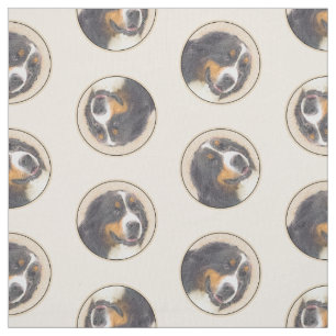 Tela Bernese Mountain Dog Berner Pintando arte Mascota