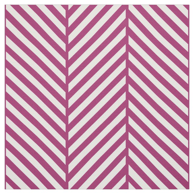 Tela Berry Purple Herringbone Grande (Retal)