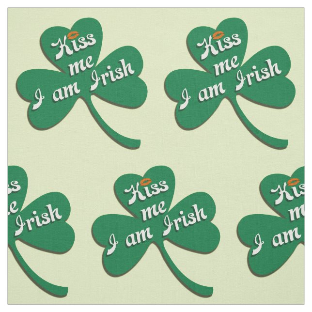 Tela Bésame soy irlandés (Retal)