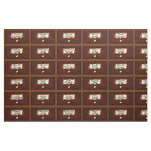Tela Biblioteca Libros Catálogo de tarjetas de madera