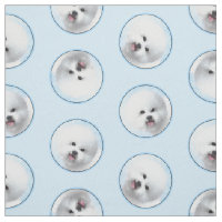Bichon Frise Tenerife Pintando Arte De Perro Blanc