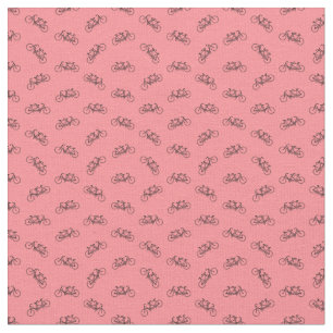 Tela Bicicleta de tándem de época PERSONALIZADO de do