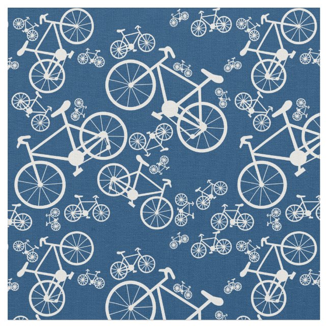 Tela Bicicletas blancas (De cerca)