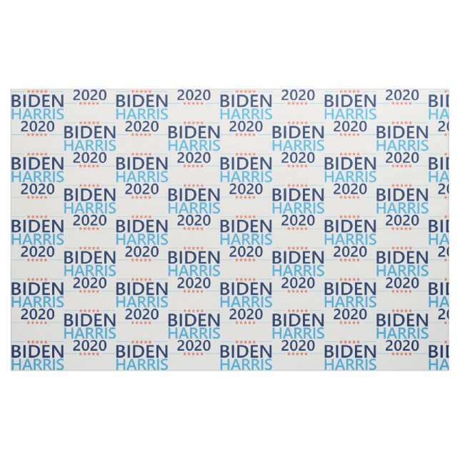 Tela Biden Harris 2020 para Presidente Elección EEUU ("Cuarto gordo" (fat quarter))