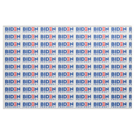 Tela Biden para Presidente Blue Mini Textos , Tejido ZS