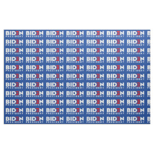 Tela Biden para presidente Mini texto blanco, estructur