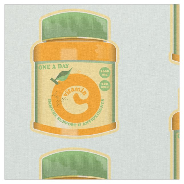 Tela Bienestar de la vitamina C (De cerca)