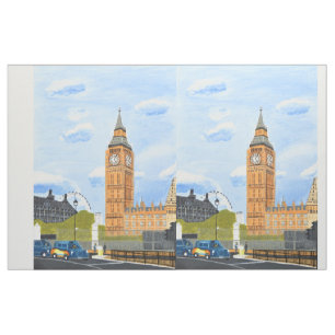Tela Big Ben London Fabric