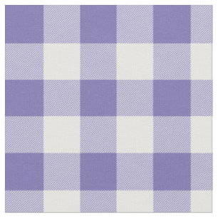 Tela Bígaro y Cuadros de Gingham Blanco