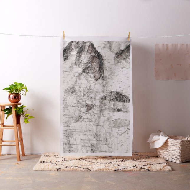 Tela Birch bark pattern fabric (In Situ)