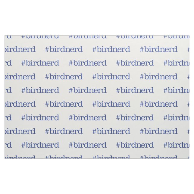 Tela #birdnerd ("Cuarto gordo" (fat quarter))